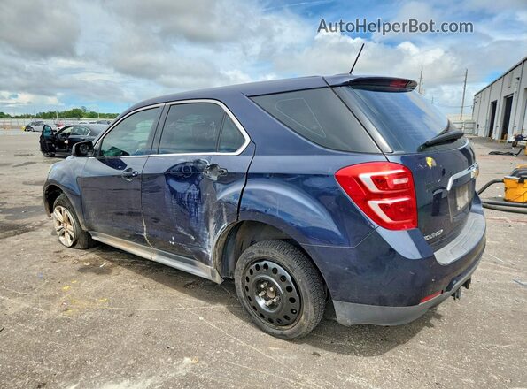 2GNALBEK2H1503599 2017 CHEVROLET EQUINOX Синий Задняя левая четверть