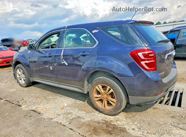 2GNALBEK2H1578464 2017 CHEVROLET EQUINOX Blue Rear left