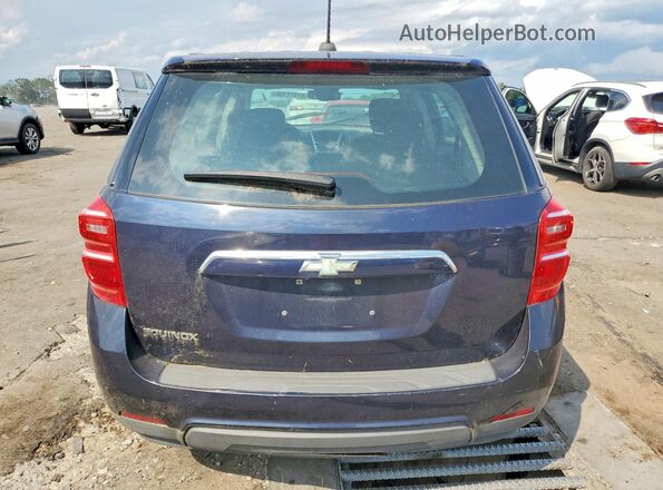 2GNALBEK2H1578464 2017 CHEVROLET EQUINOX Blue Rear view