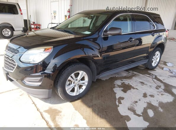 2GNALBEK3H1602657 2017 CHEVROLET EQUINOX Черный Передняя левая четверть