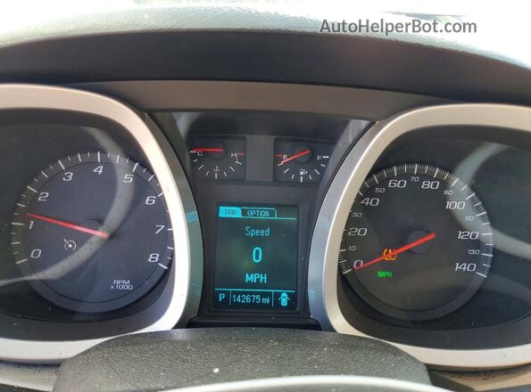 2GNALBEK4H1572553 2017 CHEVROLET EQUINOX Gray Вид щитка приладів