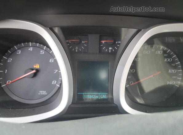 2GNALBEK5H1569418 2017 CHEVROLET EQUINOX Blue Вид щитка приладів