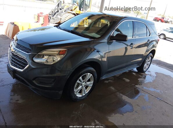 2GNALBEK7H1609644 2017 CHEVROLET EQUINOX Gray Vista tres cuartos delantera izquierda