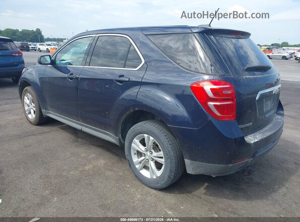 2GNALBEK8H1608065 2017 CHEVROLET EQUINOX Blue Tył lewy