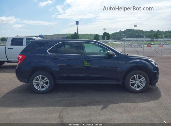 2GNALBEK8H1608065 2017 CHEVROLET EQUINOX Blue Widok wnętrza z tyłu