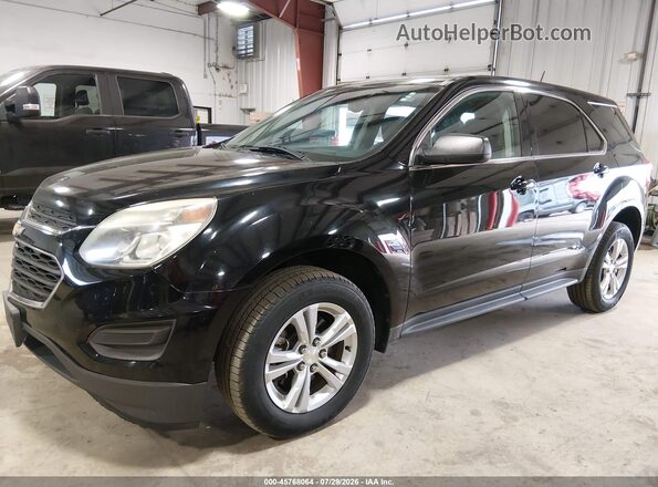 2GNALBEK9H1592734 2017 CHEVROLET EQUINOX Черный Передняя левая четверть