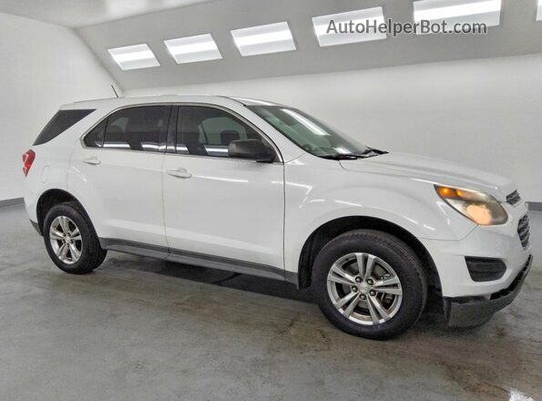 2GNALBEKXG1157591 2016 CHEVROLET EQUINOX Белый Передняя правая четверть