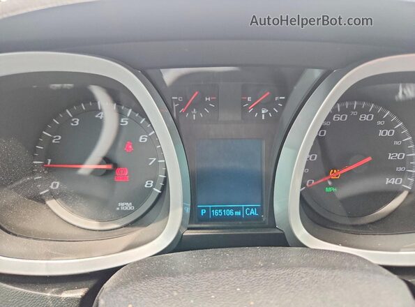 2GNALBEKXH1548659 2017 CHEVROLET EQUINOX Белый Вид щитка приборов