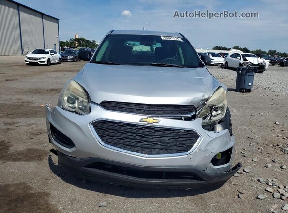 2GNALBEKXH6106998 2017 CHEVROLET EQUINOX Silver წინა ხედი