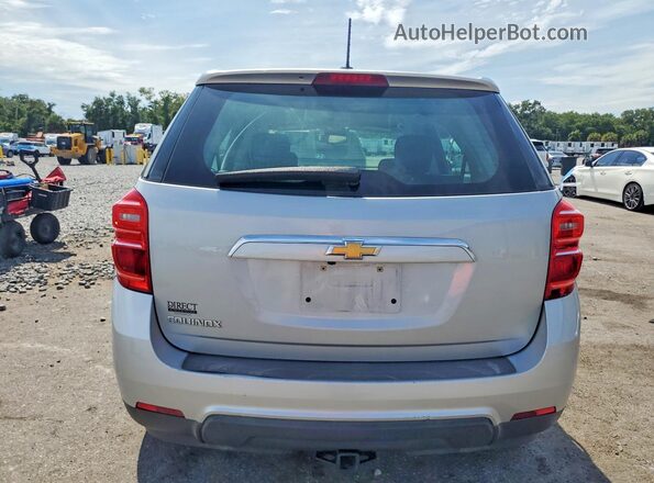 2GNALBEKXH6106998 2017 CHEVROLET EQUINOX Silver უკანა ხედი