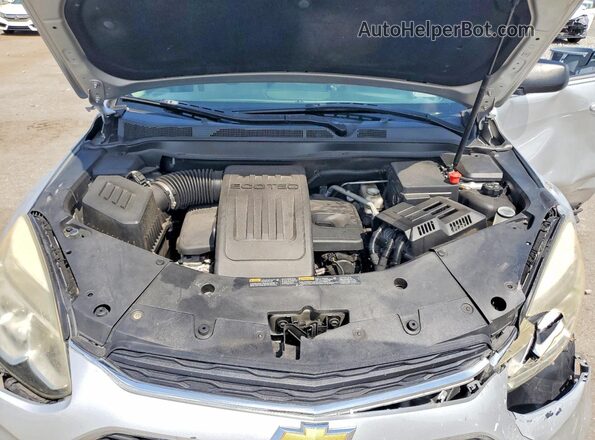 2GNALBEKXH6106998 2017 CHEVROLET EQUINOX Silver ძრავის განყოფილების ხედი