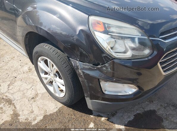 2GNALCEK0G6353807 2016 CHEVROLET EQUINOX Black Widok zestawu wskaźników