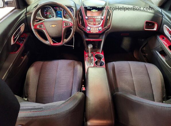 2GNALCEK0H6269830 2017 CHEVROLET EQUINOX Серебряный Вид панели приборов