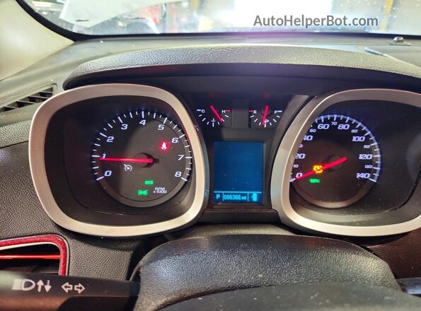 2GNALCEK0H6269830 2017 CHEVROLET EQUINOX Серебряный Вид щитка приборов