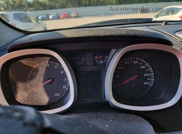 2GNALCEK2H6322432 2017 CHEVROLET EQUINOX Black Instrument cluster view