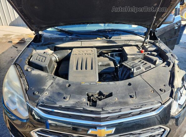 2GNALCEK2H6322432 2017 CHEVROLET EQUINOX Black Engine compartment view