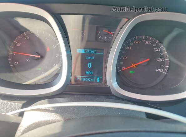 2GNALCEK4H6159363 2017 CHEVROLET EQUINOX Black Widok zestawu wskaźników