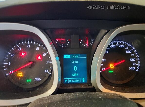 2GNALCEK5H1589982 2017 CHEVROLET EQUINOX Gray Widok zestawu wskaźników