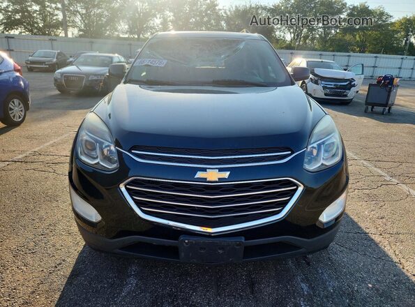 2GNALCEK6H1610208 2017 CHEVROLET EQUINOX Black Դիմացի տեսք