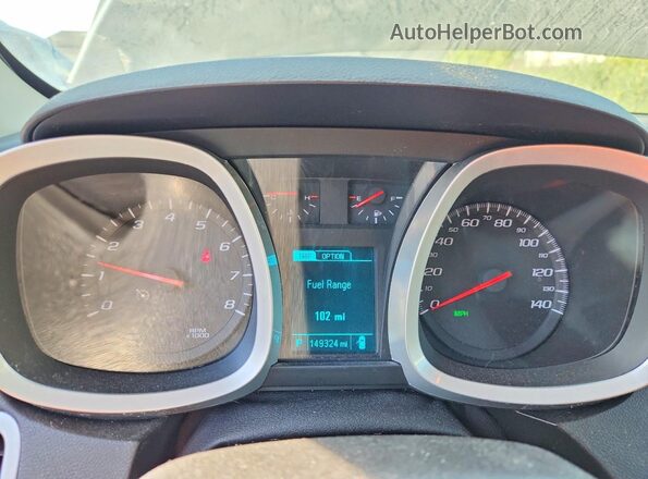 2GNALCEK7H1597923 2017 CHEVROLET EQUINOX Gray Widok zestawu wskaźników