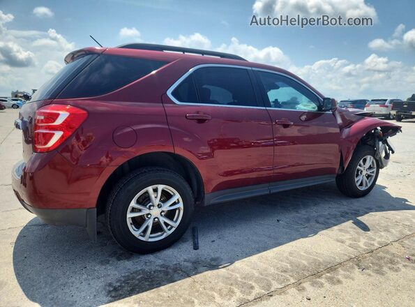 2GNALCEK7H6106107 2017 CHEVROLET EQUINOX Burgundy უკანა მარჯვენა