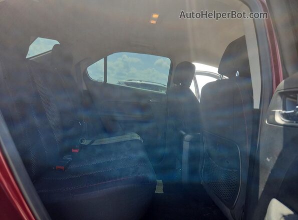 2GNALCEK7H6106107 2017 CHEVROLET EQUINOX Burgundy უკანა სალონის ხედი