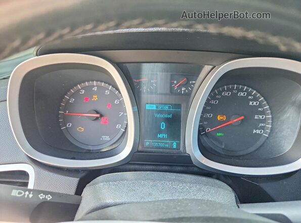 2GNALCEK7H6106107 2017 CHEVROLET EQUINOX Burgundy ხელსაწყოთა პანელის ხედი
