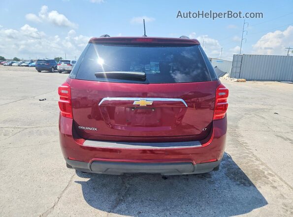 2GNALCEK7H6106107 2017 CHEVROLET EQUINOX Burgundy უკანა ხედი