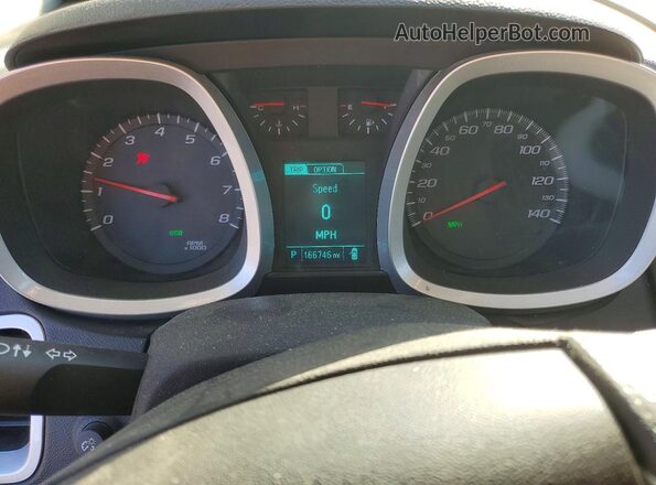 2GNALCEK8G6236895 2016 CHEVROLET EQUINOX Gray Вид щитка приладів