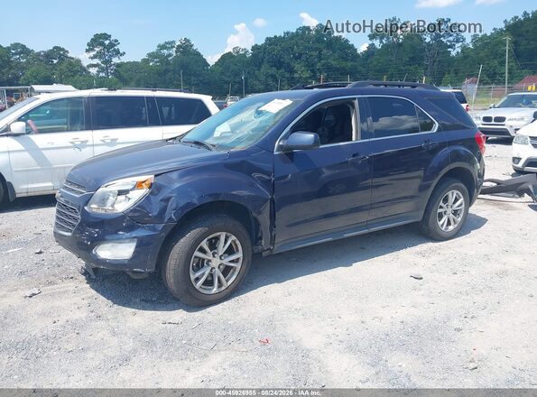 2GNALCEK8H1525158 2017 CHEVROLET EQUINOX Navy Առջևի ձախ երեք քառորդ տեսարան
