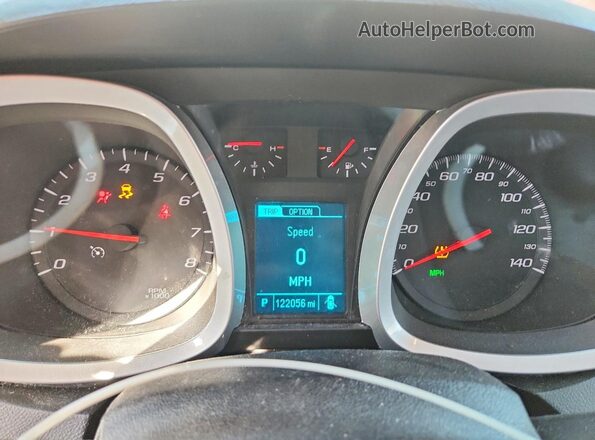 2GNALCEK9H6289977 2017 CHEVROLET EQUINOX Silver Widok zestawu wskaźników