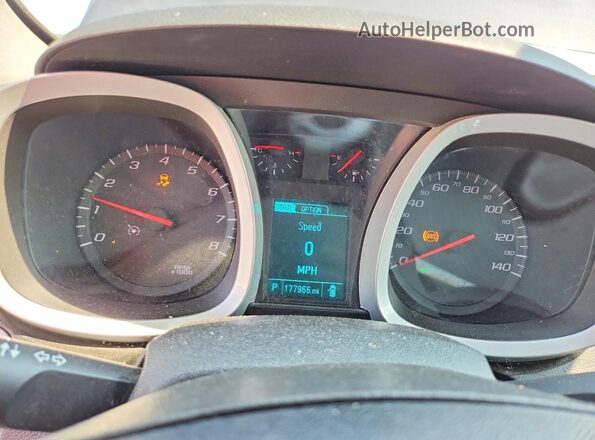 2GNALDEK4G6198541 2016 CHEVROLET EQUINOX Угольный Вид щитка приборов