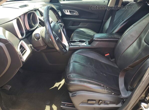 2GNALDEK5G6349192 2016 CHEVROLET EQUINOX Черный Вид салона спереди