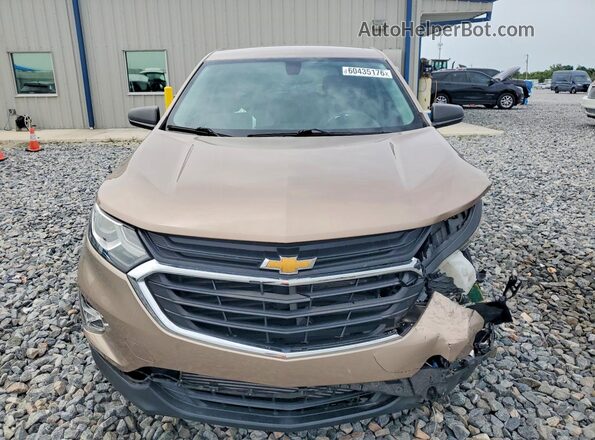 2GNAXHEV1K6214192 2019 CHEVROLET EQUINOX Желто-коричневый Вид спереди