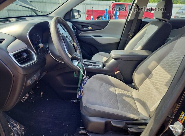 2GNAXHEV2L6162072 2020 CHEVROLET EQUINOX Black Widok wnętrza z przodu