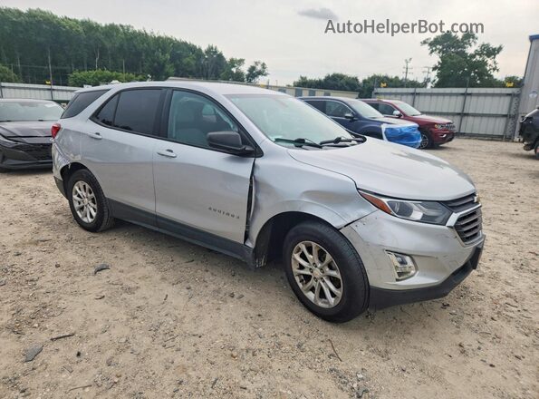 2GNAXHEV7J6196554 2018 CHEVROLET EQUINOX Серебряный Передняя правая четверть