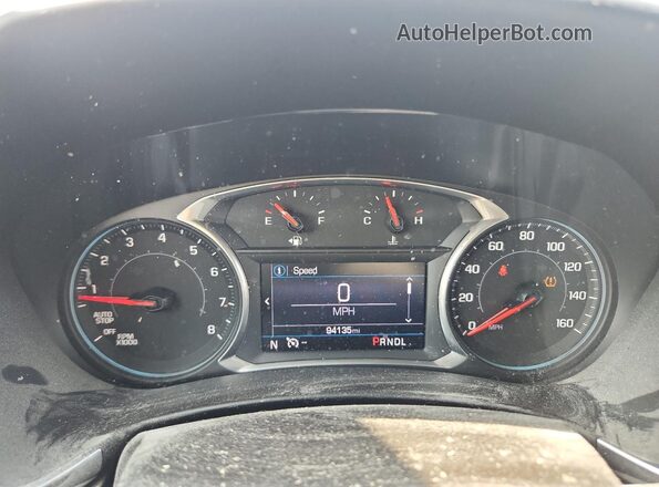 2GNAXJEV0K6284113 2019 CHEVROLET EQUINOX Black Instrument cluster view
