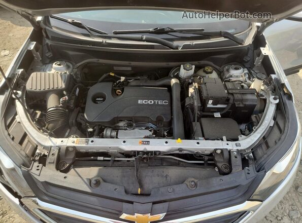 2GNAXJEV2J6301346 2018 CHEVROLET EQUINOX Silver Vista del compartimento del motor