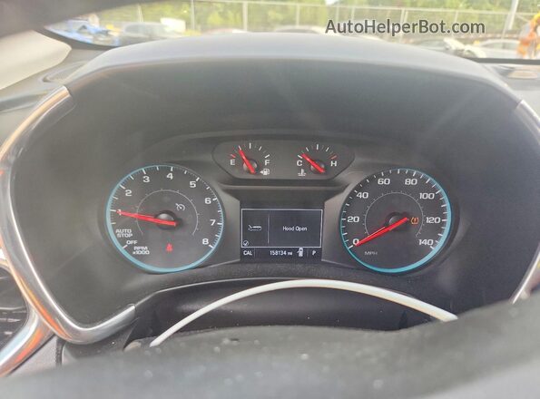 2GNAXJEV2J6301346 2018 CHEVROLET EQUINOX Silver Vista del cuadro de instrumentos