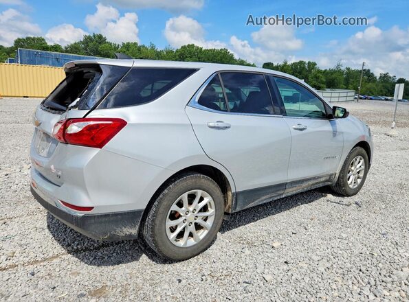 2GNAXJEV7J6107637 2018 CHEVROLET EQUINOX Silver Trasero derecho
