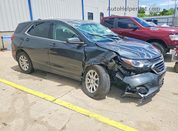 2GNAXJEV8L6263804 2020 CHEVROLET EQUINOX Черный Передняя правая четверть