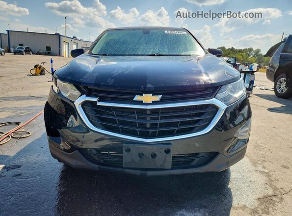 2GNAXKEV3K6145809 2019 CHEVROLET EQUINOX Black Դիմացի տեսք