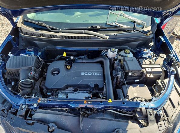 2GNAXKEV5M6147046 2021 CHEVROLET EQUINOX Синий Вид подкапотного пространства