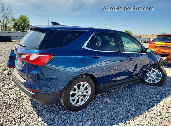 2GNAXKEV5M6147046 2021 CHEVROLET EQUINOX Синий Задняя правая четверть