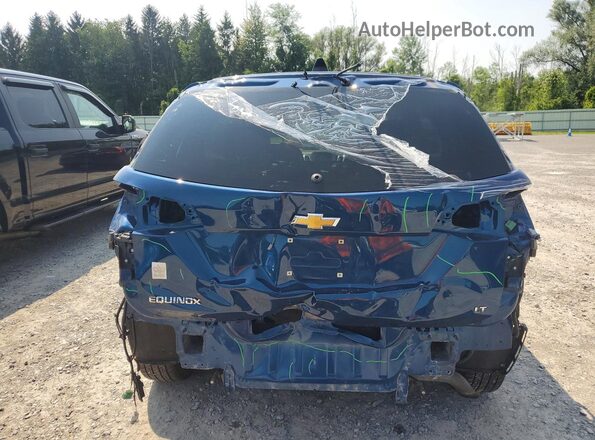 2GNAXKEV7K6172334 2019 CHEVROLET EQUINOX Blue Հետևի տեսք