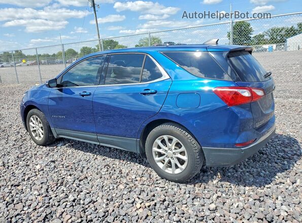 2GNAXKEVXK6154796 2019 CHEVROLET EQUINOX Blue Tył lewy