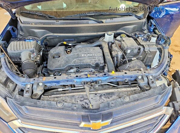 2GNAXKEVXK6290331 2019 CHEVROLET EQUINOX Blue Vista del compartimento del motor