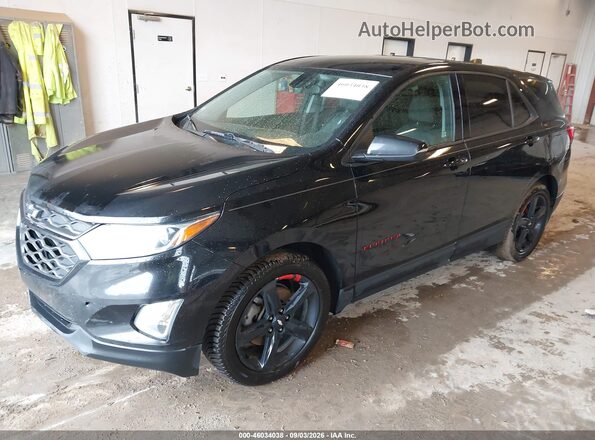 2GNAXLEX4K6157748 2019 CHEVROLET EQUINOX Black Передня ліва чверть