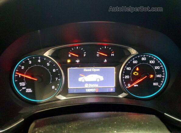2GNAXNEV1L6281794 2020 CHEVROLET EQUINOX Black Vista del cuadro de instrumentos