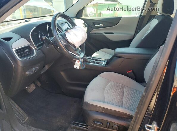 2GNAXTEV0M6161880 2021 CHEVROLET EQUINOX Black Вид салону спереду